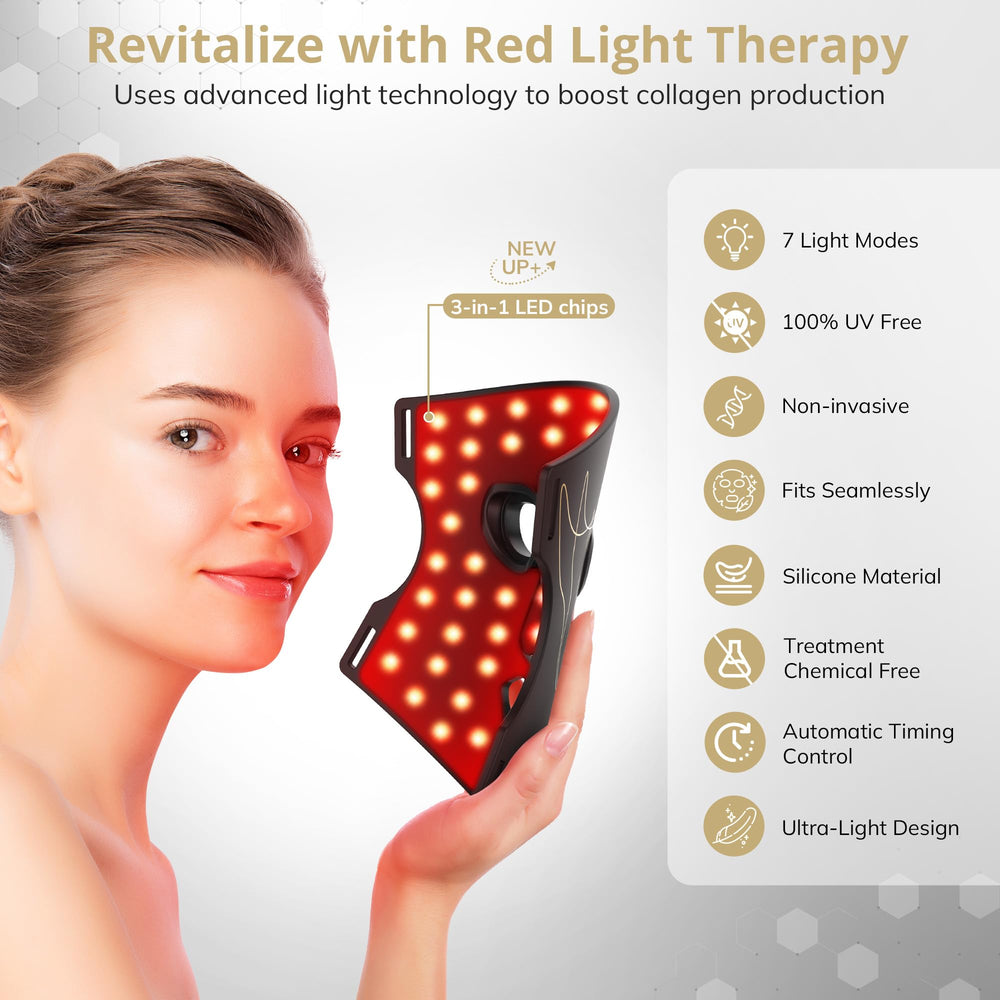 LANSSPARIE LEDs 222 perlas para iluminación y estimulación suave de la piel