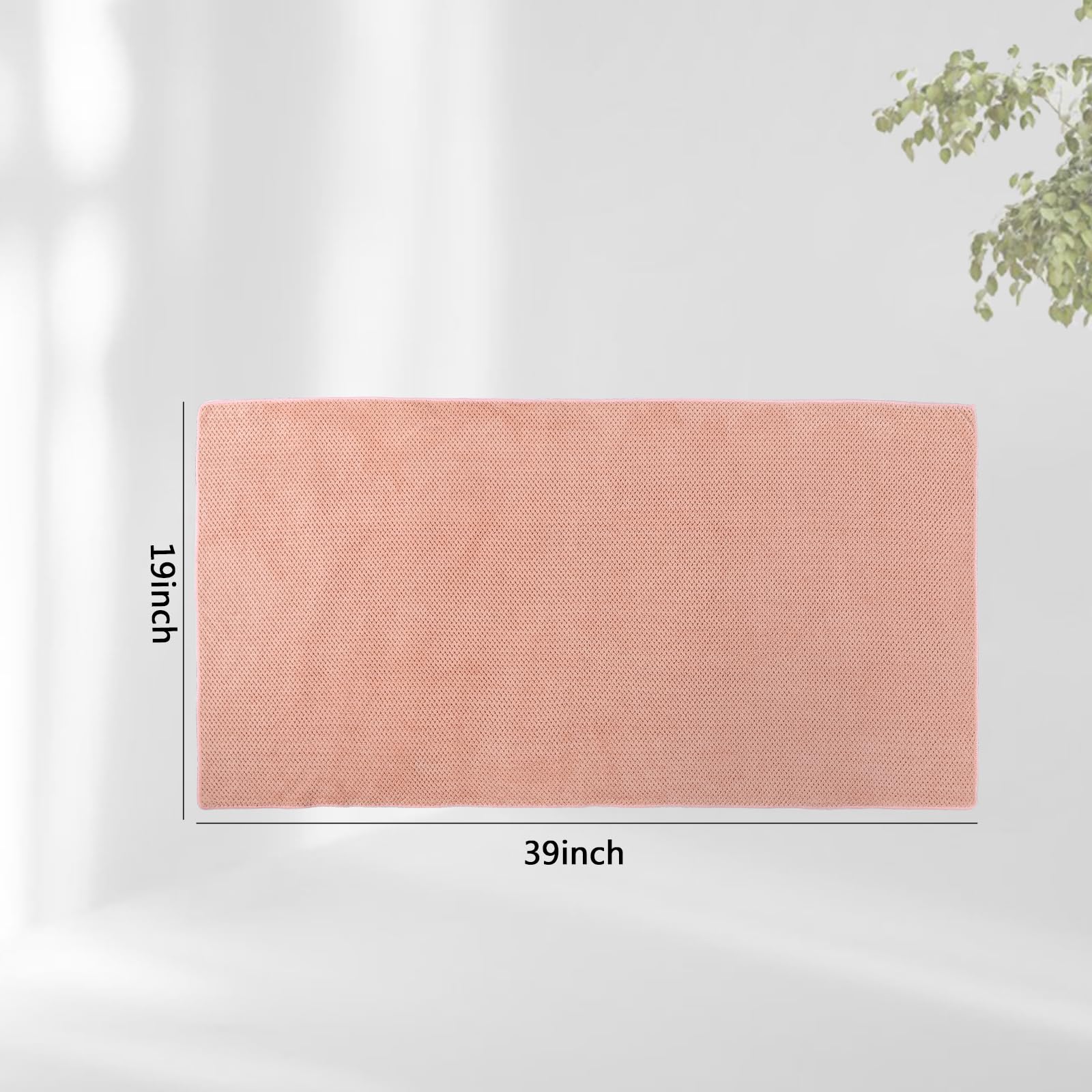 Detalle del tejido suave de la toalla Laojbaba para cabello suave y absorbente.