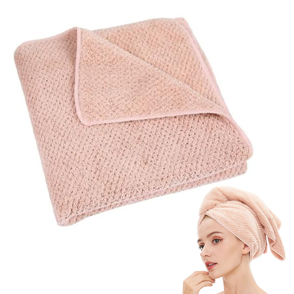 Toalla Laojbaba de microfibra para secado rápido del cabello, tamaño 20x40 pulgadas.