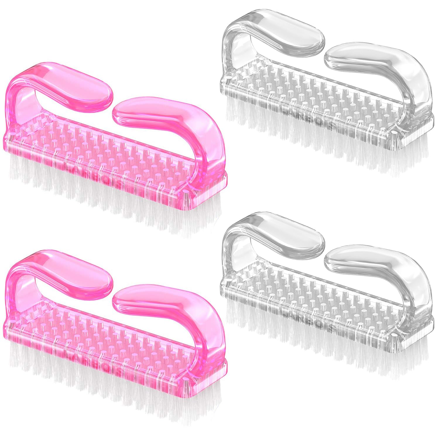 Cepillo de uñas Larbois con mango ergonónico para un agarre cómodo.