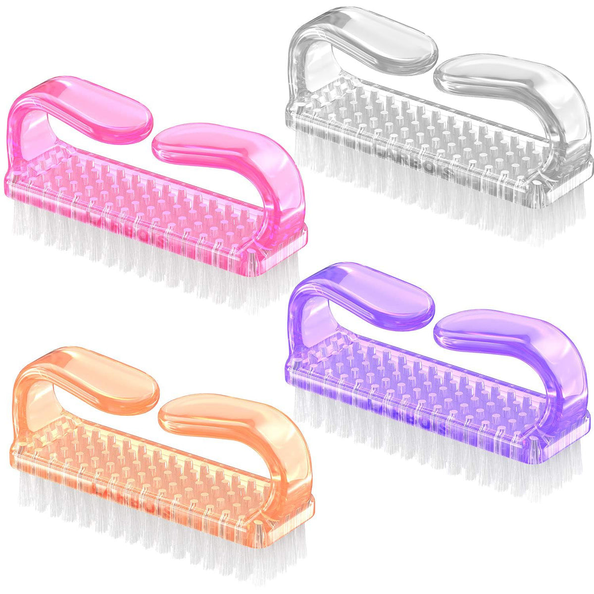 Cepillo Larbois con mango ergonómico, ideal para limpieza diaria de uñas.
