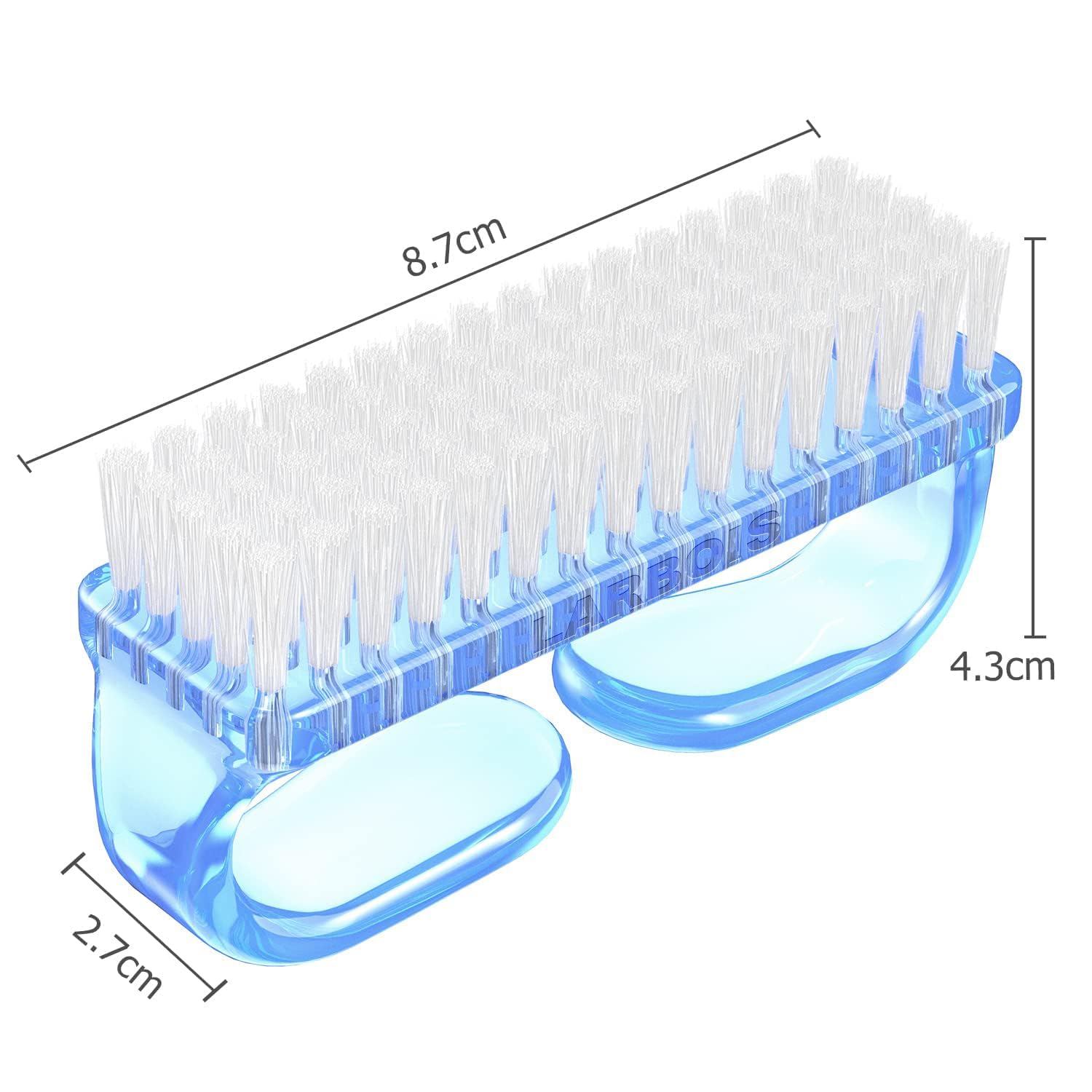 Larbois cepillo uñas para limpieza de manos y pies en casa.