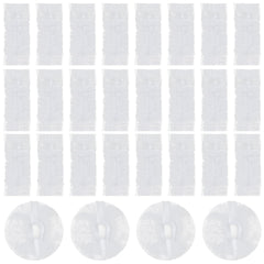 Larrel cubiertas de orejas desechables para ducha, protección impermeable durante el baño