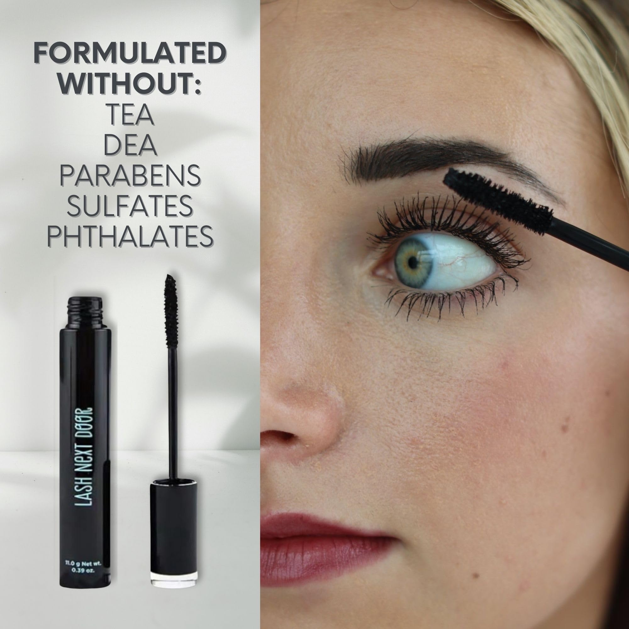 Lash Next Door Mascara aprobada por Brooklyn y Bailey para resultados confiables.
