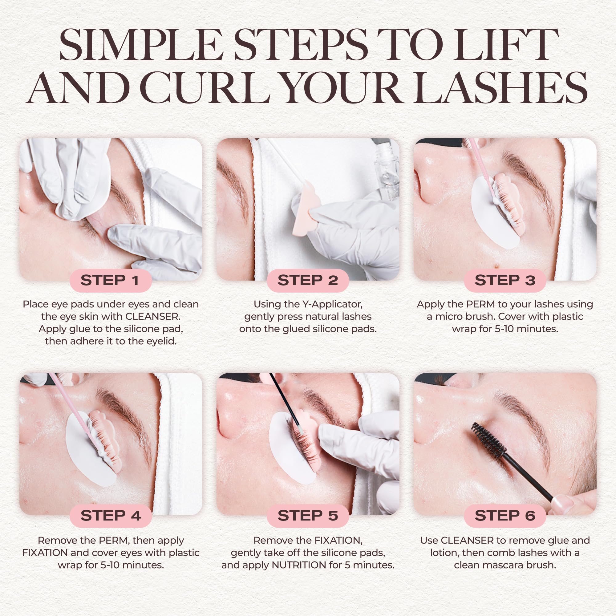 LASHVIEW Lash Lift Kit for professional salon use provides consistent curl results