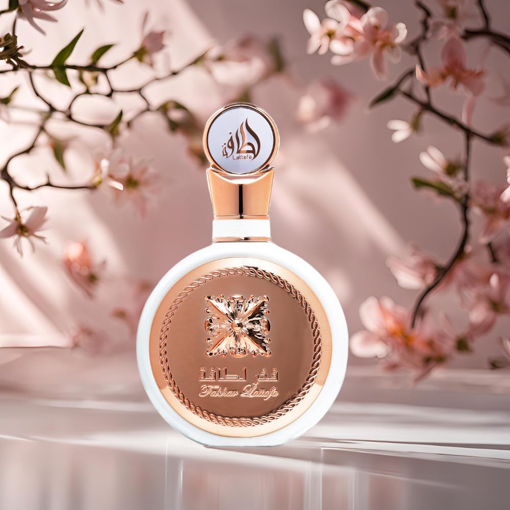 Lattafa Fakhar, diseño de envase elegante, ideal para regalo.