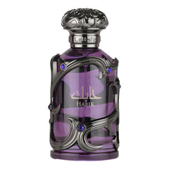 Lattafa Habik, vista frontal de la botella para estilo masculino audaz.
