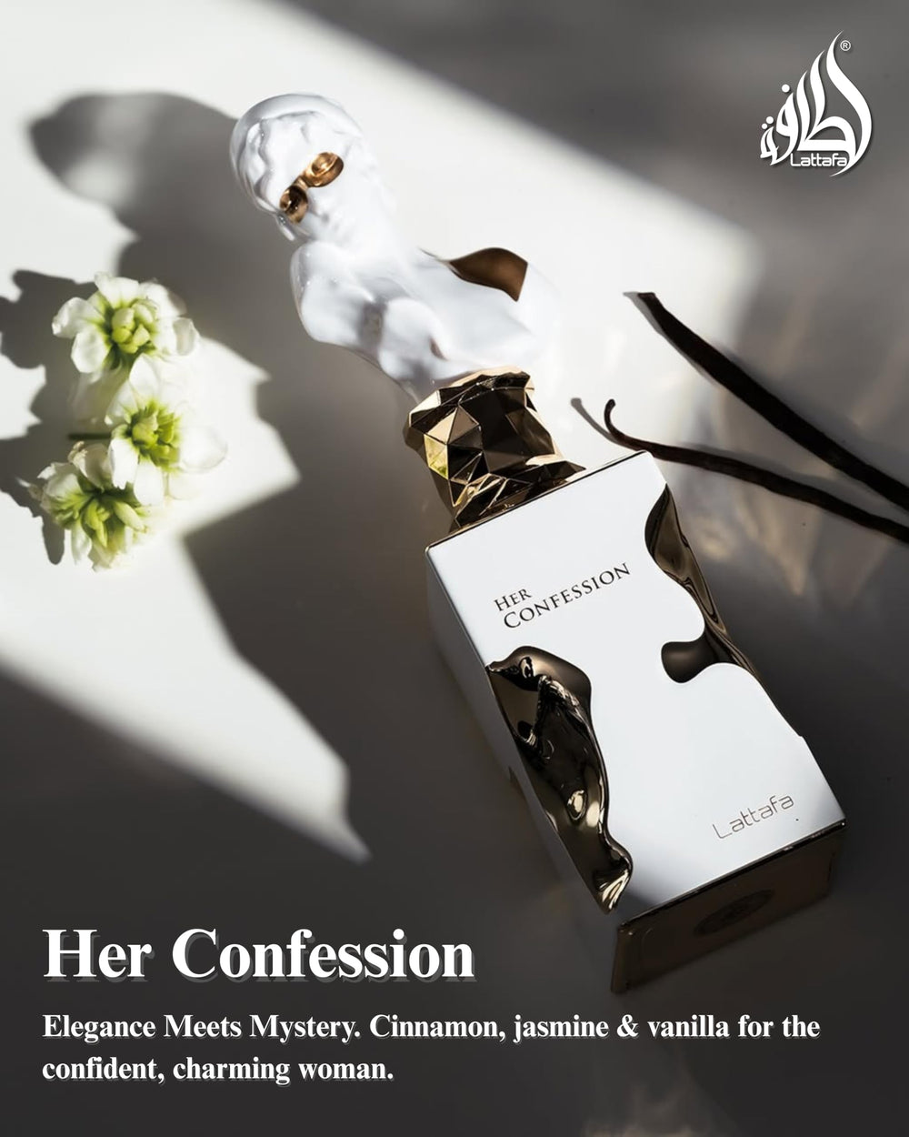 Lattafa Her Confession: ideal para noches y eventos sociales.