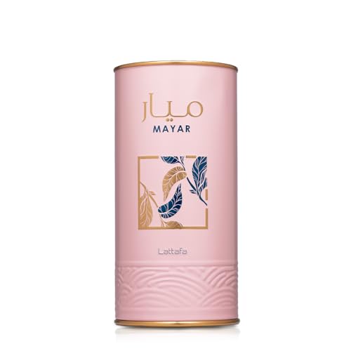 Lattafa Mayar base vainilla y almizcle: calidez suave y larga estela.