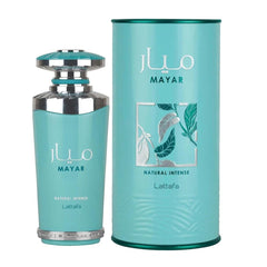 Lattafa Mayar Natural Intense, notas de salida frescas para comenzar el día.
