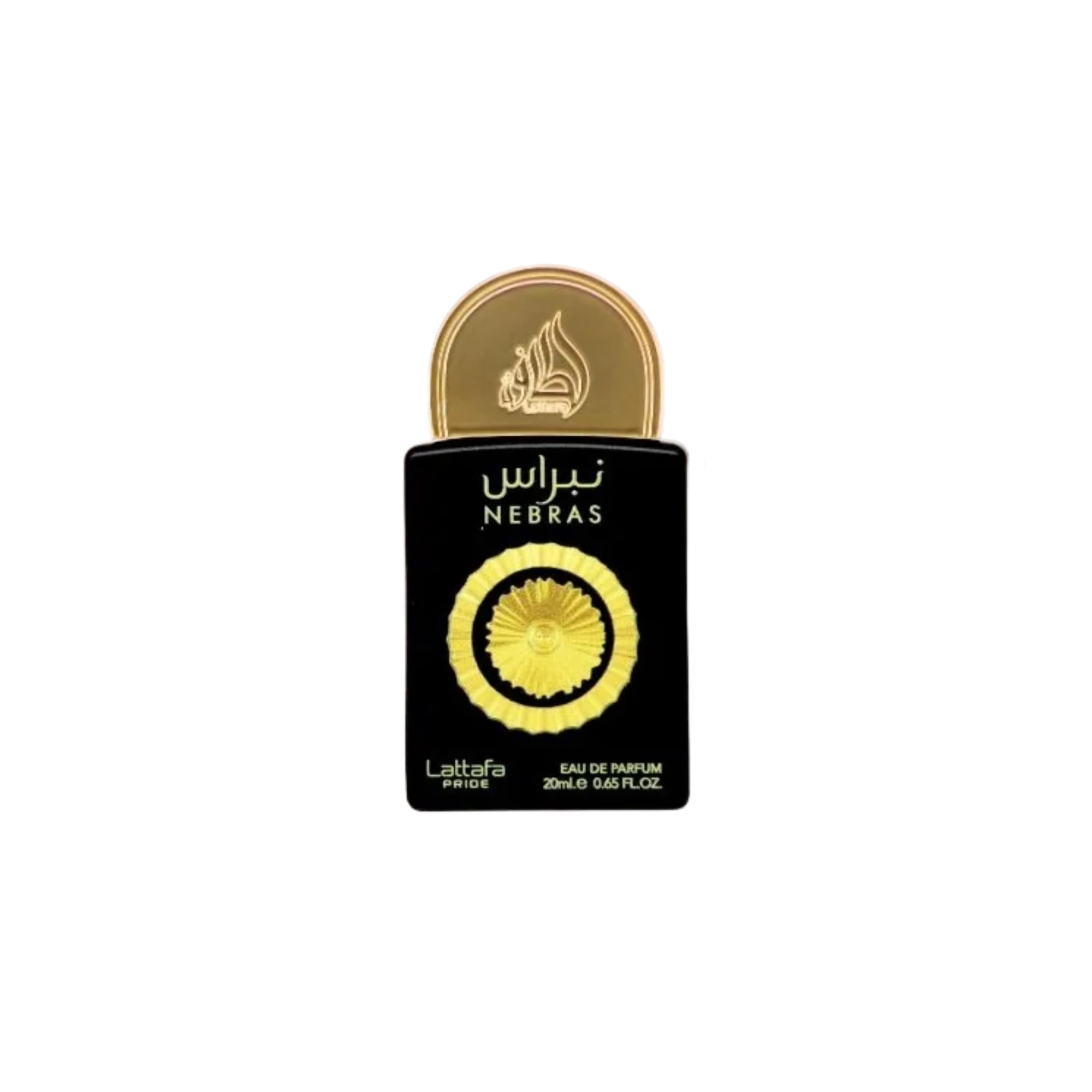 Lattafa Pride Arte del Universo en frasco 20 ml, fragancia envolvente.