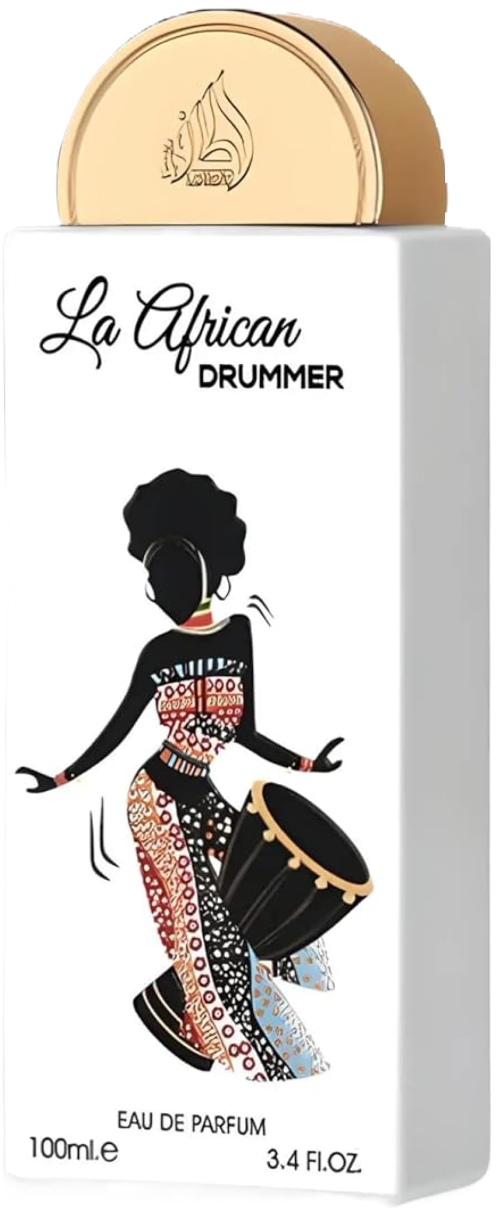 Lattafa Pride La African Drummer, botella elegante para uso diario.