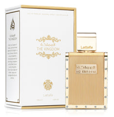 Lattafa Reino: notas superiores de salvia, lavanda y menta.
