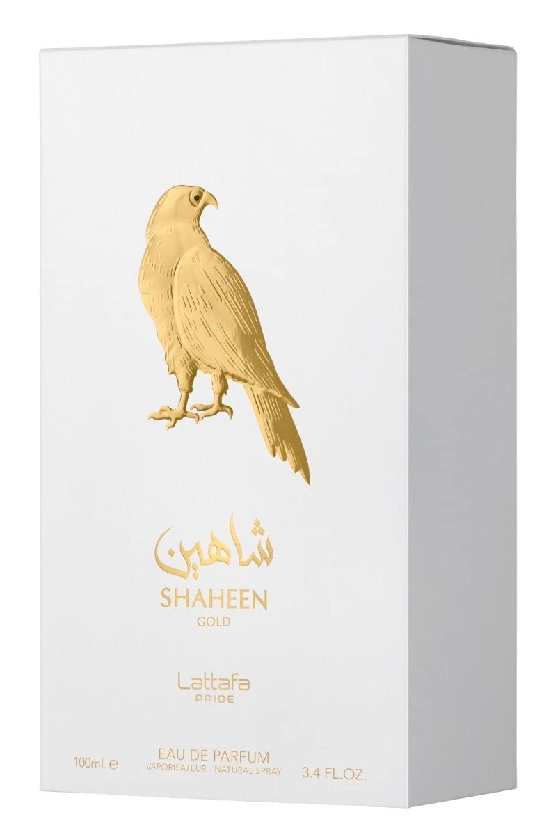 Lattafa Shaheen Gold scent for everyday wear and versatility.