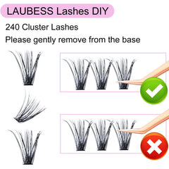 Laubess Grosor 0,07–0,10 mm, aplicación ligera y cómoda.