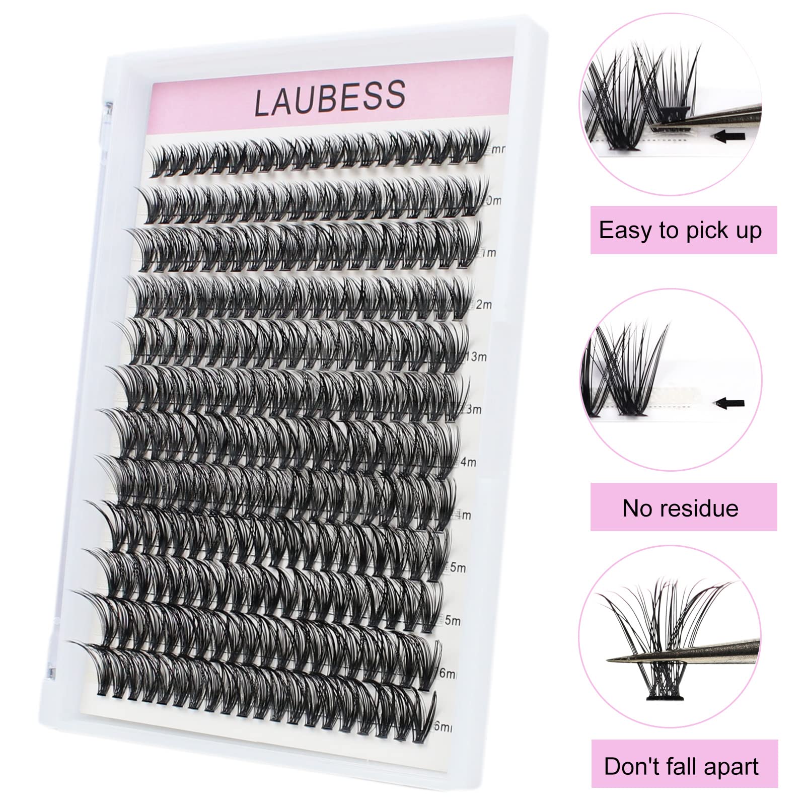 Laubess Kit de aplicación en casa para volumen personalizado.