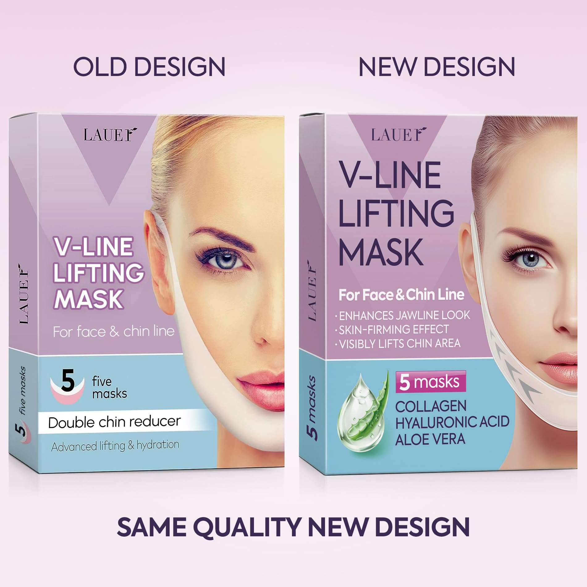 Lauer Cosmetic ingredientes hialurónico y aloe para hidratación y firmeza.