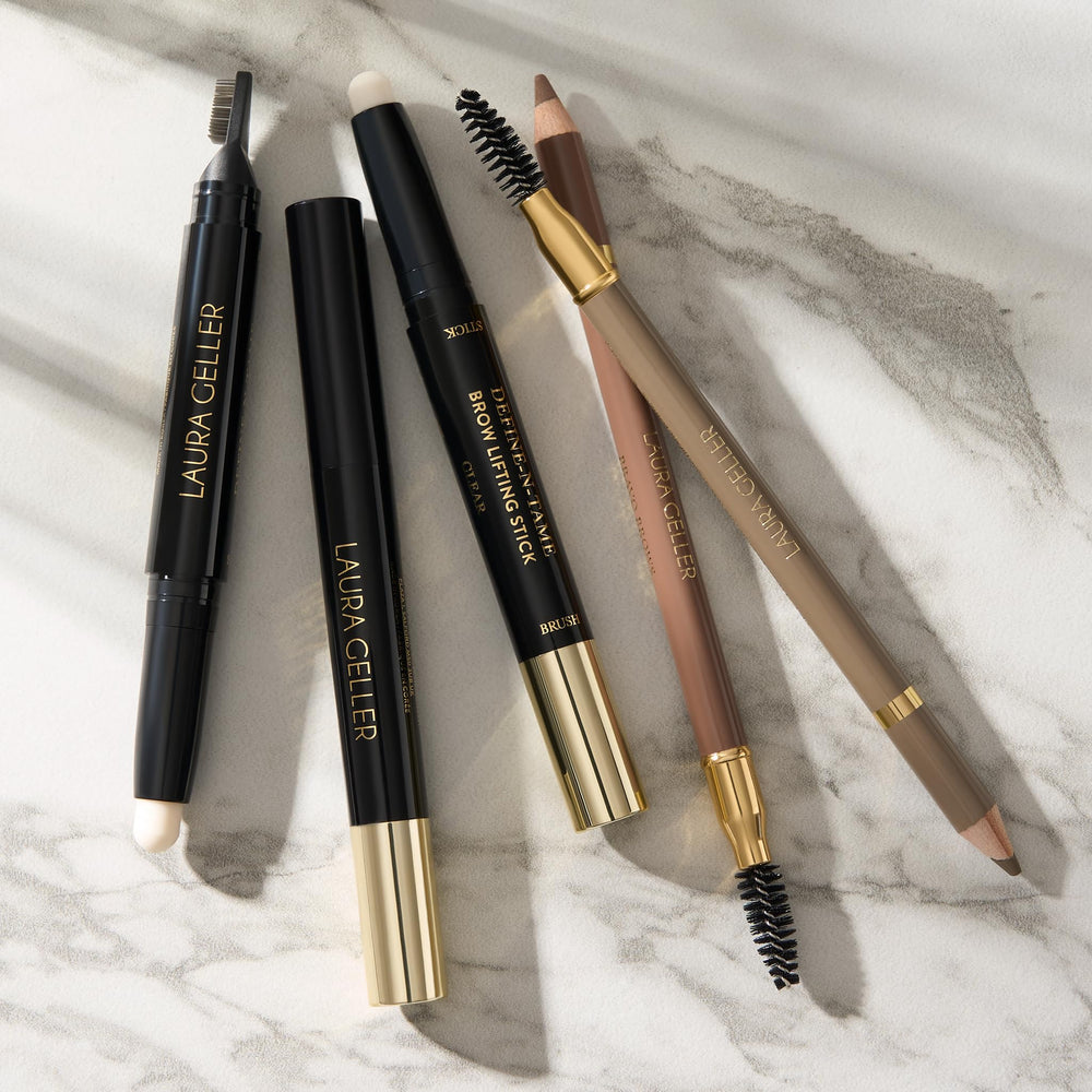 Laura Geller Bravo Brows guía de uso para definir arcos