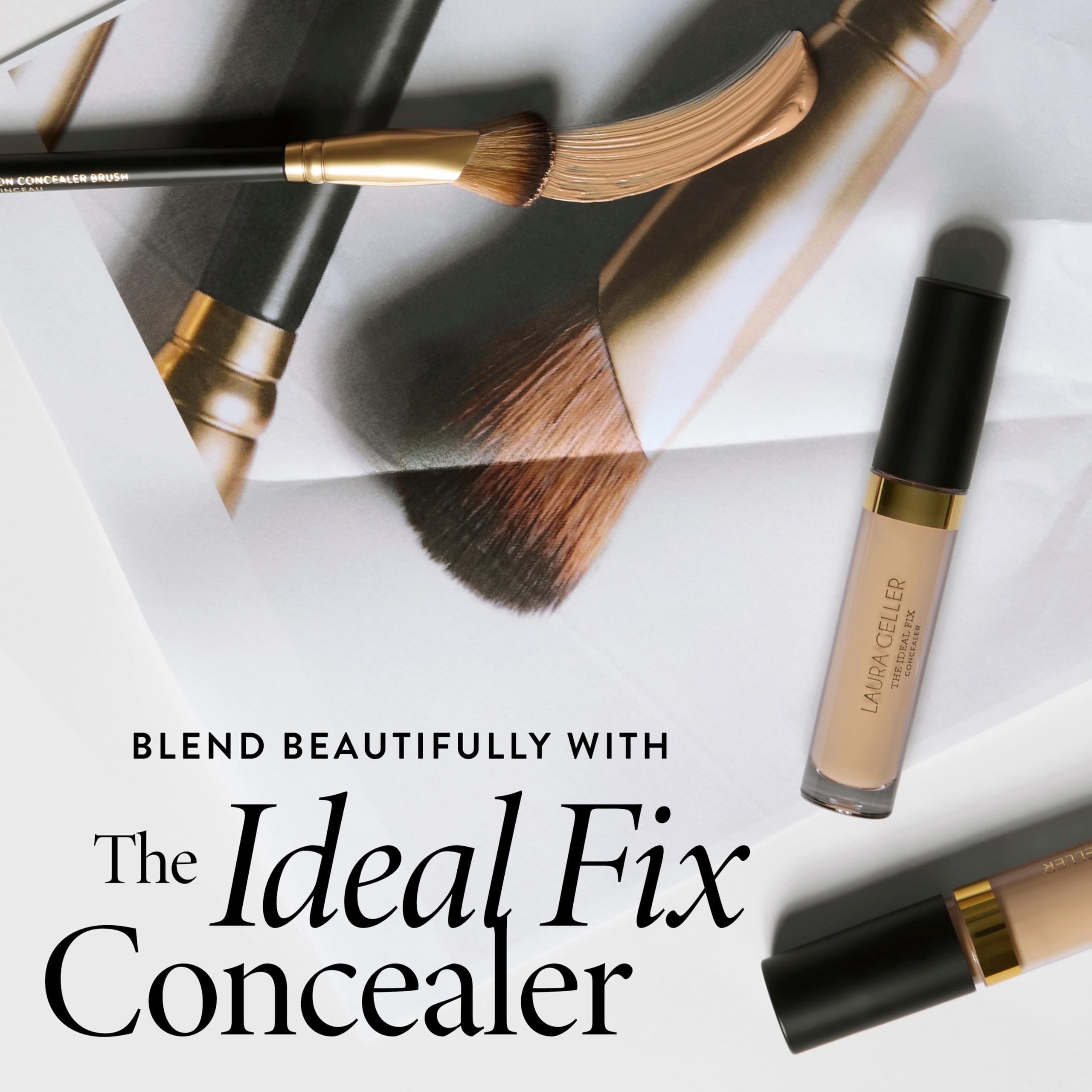 Brocha corrector Laura Geller New York garantiza un acabado imperceptible.