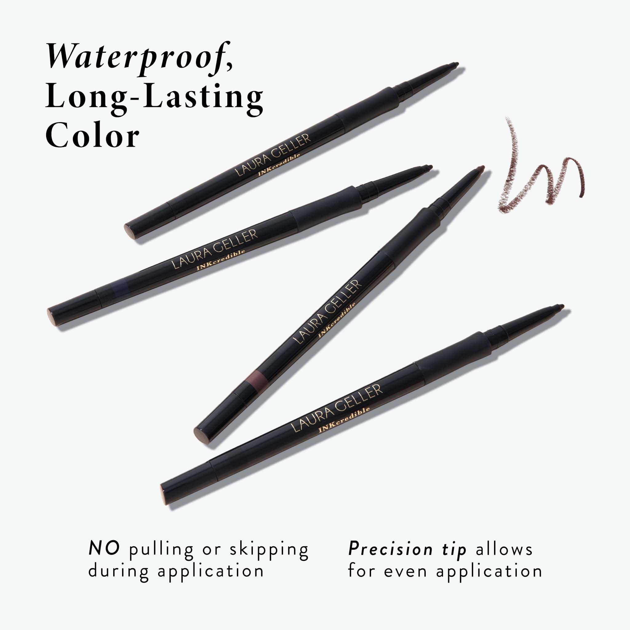 Delineador gel Inkcredible de Laura Geller New York en empaque de lujo para un maquillaje de ojos sofisticado.