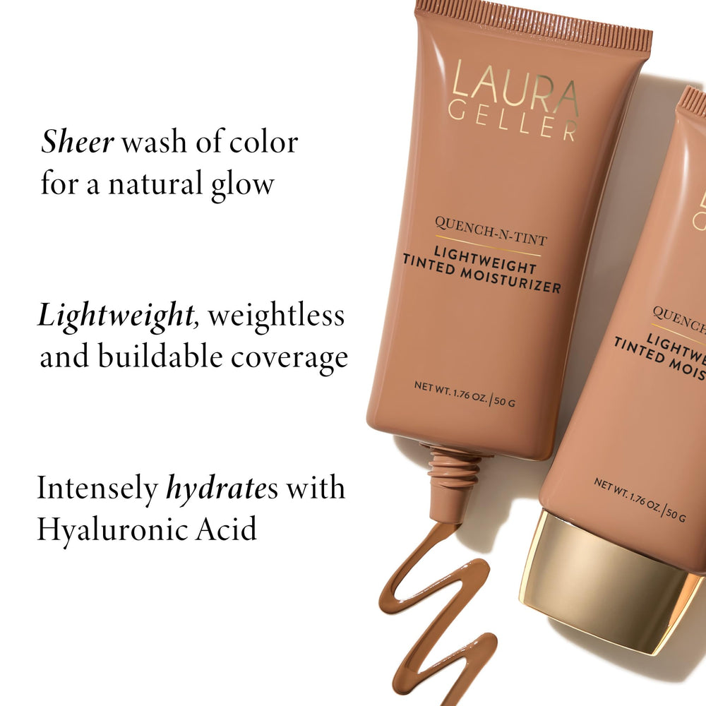 Laura Geller New York Quench-n-Tint textura ligera que se funde con la piel.