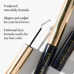Laura Geller Sculpt-n-Stay: acabado natural para cejas definidas.