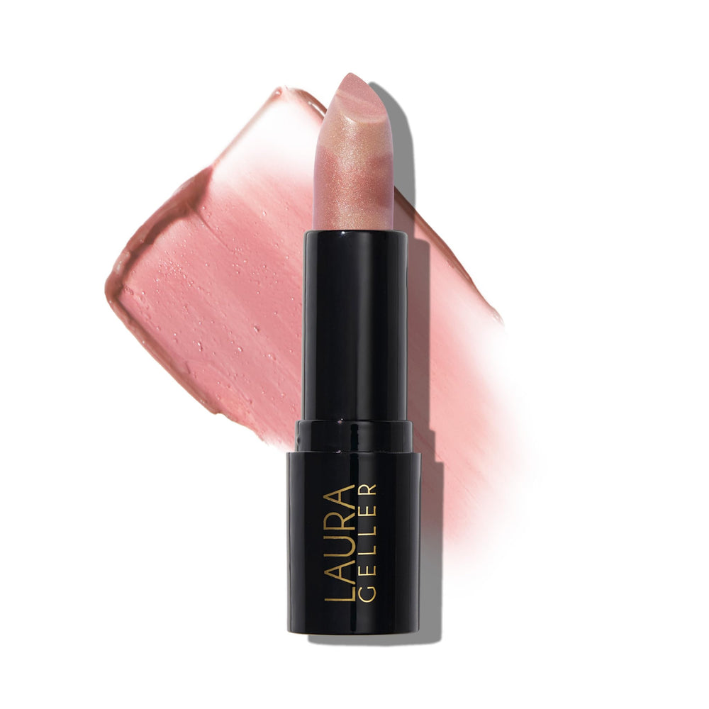 LAURA GELLER NEW YORK Sugared Maple lipstick front view with hydrating cream finish.