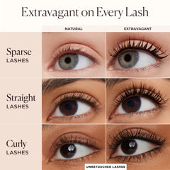 Laura Mercier Caviar Extravagant Mascara: tubo de acabado premium para un look sofisticado.