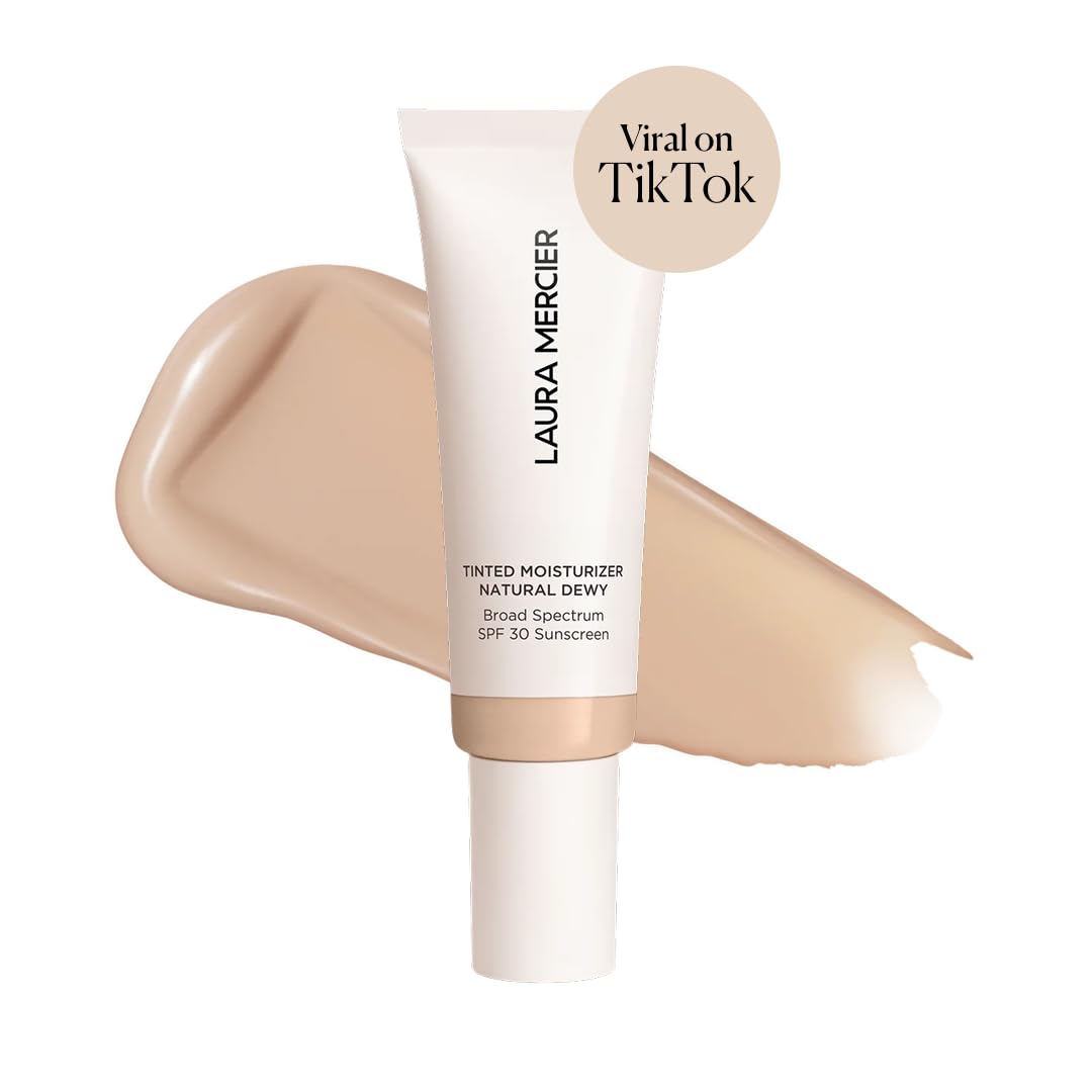Laura Mercier hidratante tintado, cobertura sutil para un look natural.