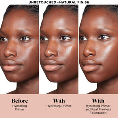 Textura cremosa de Laura Mercier Pure Canvas Prebase Hidratante para una aplicación suave.