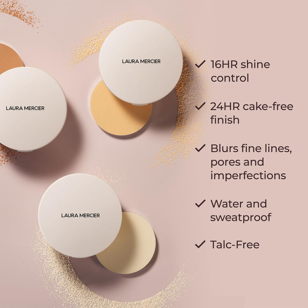 Laura Mercier Ultra-Blur fórmula con ácido hialurónico para hidratación ligera.