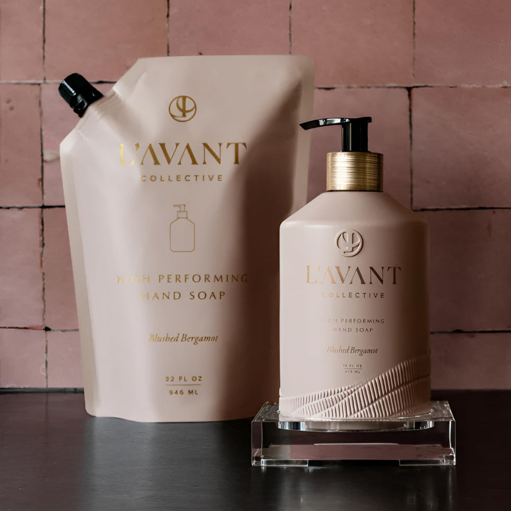 L'AVANT Collective diseño elegante del frasco para la mesa.