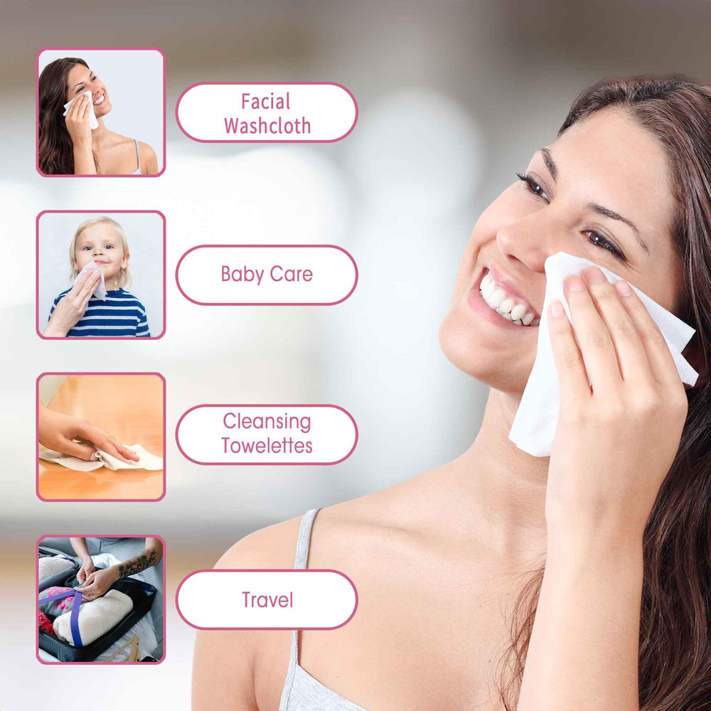 LAVDIK uso seco y húmedo para rostro, manos y limpieza ligera.