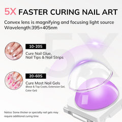 Lavinda, lámpara uv portátil y recargable para manicura móvil.