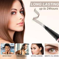 LAVONE pluma cejas precision Ultra para trazos finos y naturales.