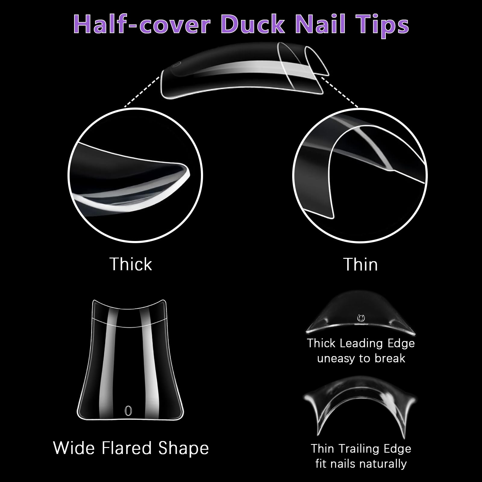Laza Uñas Duck: acabado resistente y sin grietas tras curado.