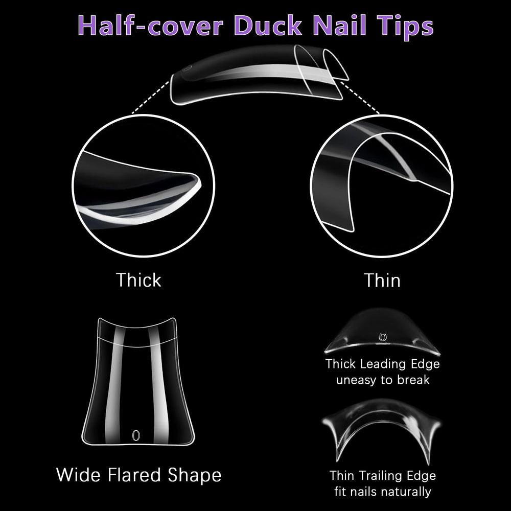 Laza Uñas Duck: acabado resistente y sin grietas tras curado.