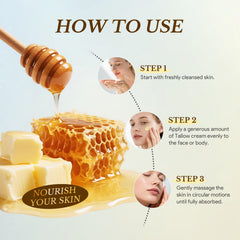 Lazibudgha ingredients spotlight with grass-fed tallow and honey.