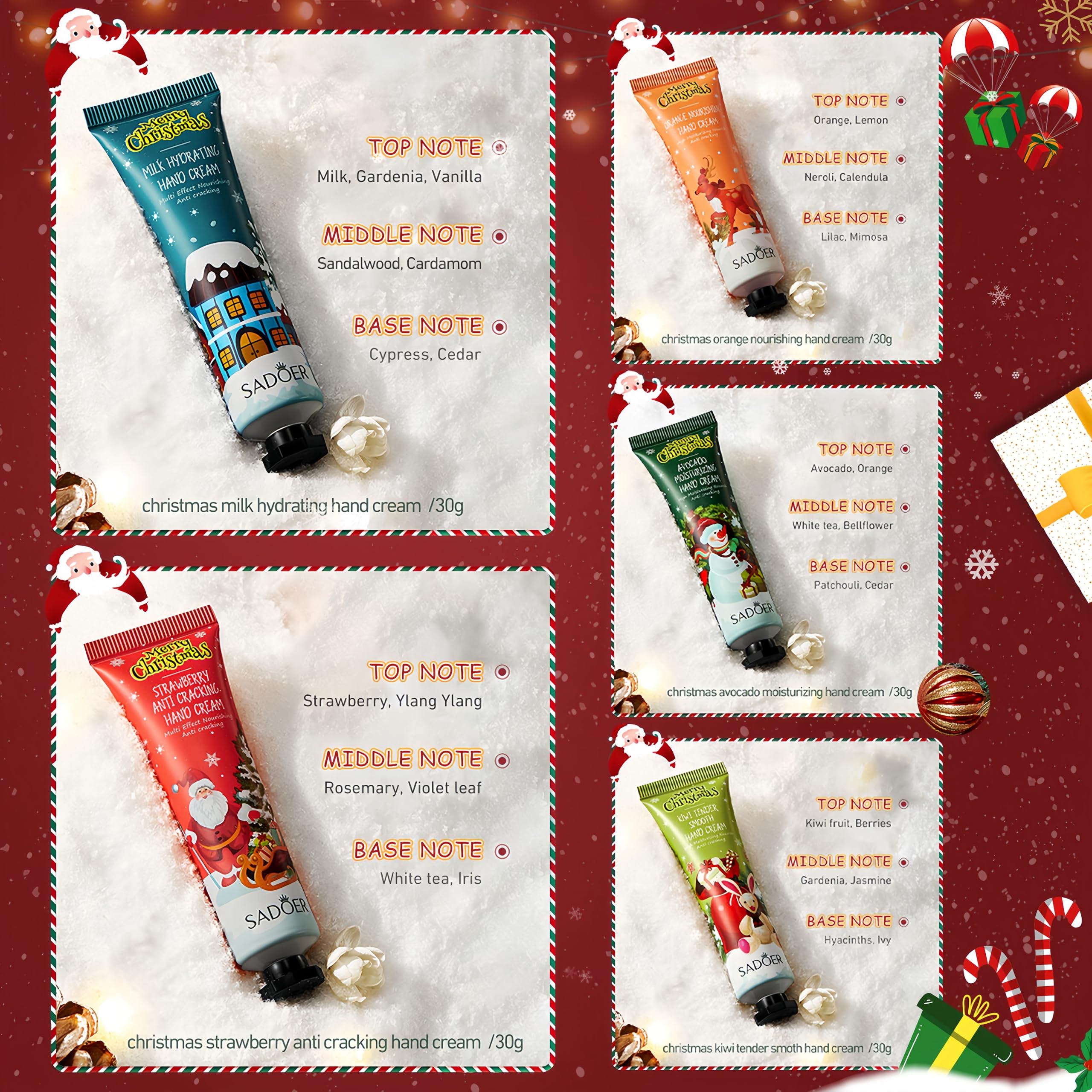 LCDGTJ crema de manos Kiwi tierno, aroma fresco y hidratación ligera.