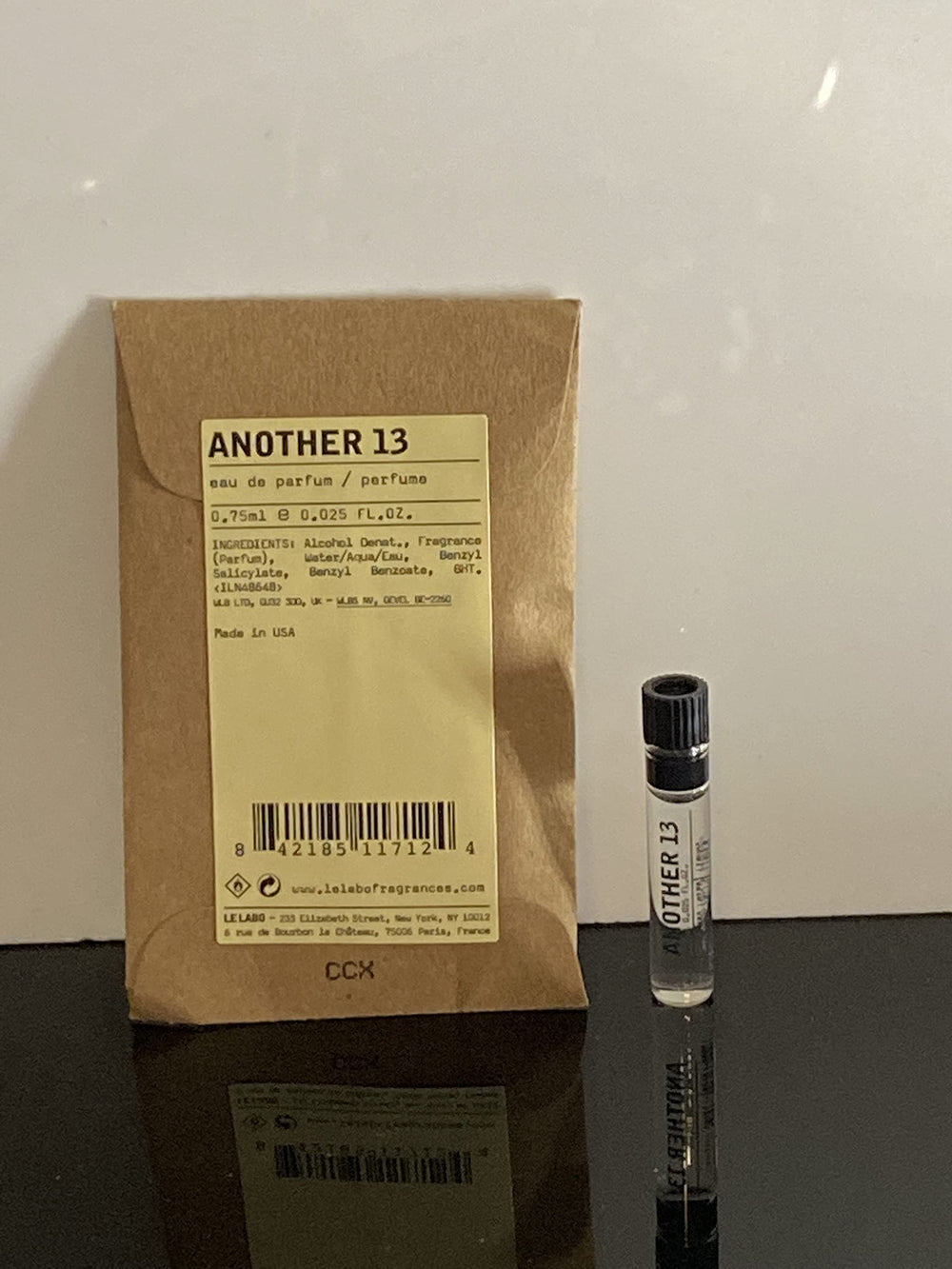 Le Labo Another 13 muestra para probar fragancia sin compromiso.