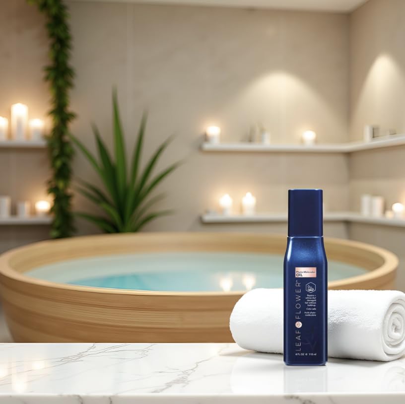 Leaf & Flower Aceite Fito-Molecular: control de frizz en ambientes húmedos