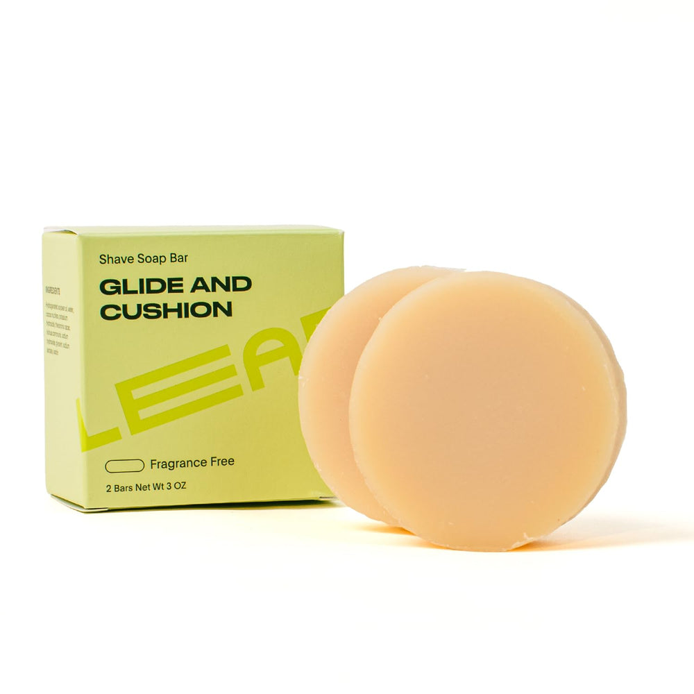 Leaf Shave: dos barras de jabón para un afeitado suave y preparado de la piel
