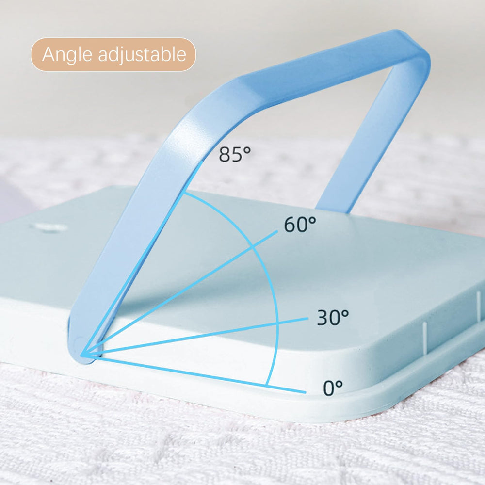 Espejo LeaOcaao verde para montaje en pared con soporte en U