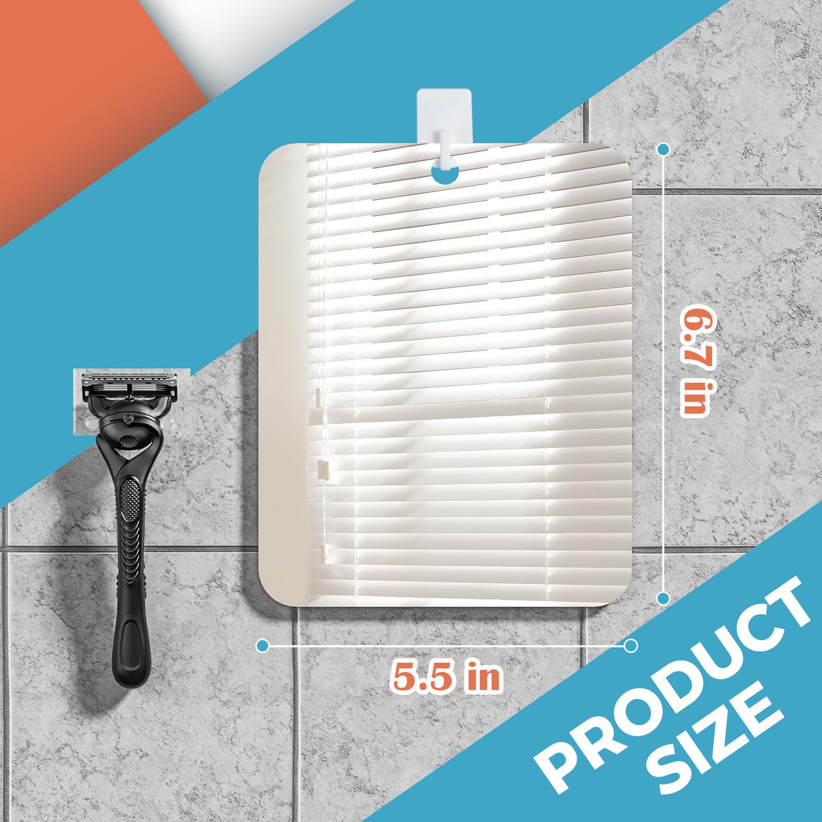 LeaOcaao espejo-ducha mano desmontable para uso portátil