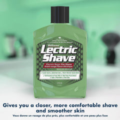 Lectric Shave Pre-Shave Original, aroma ligero para una experiencia agradable.