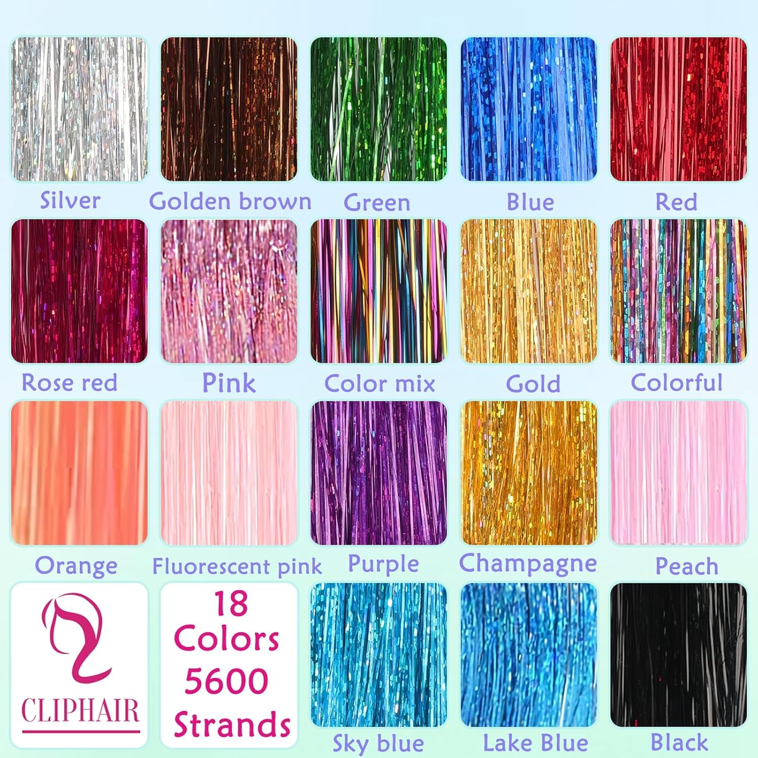 Ledize pinzas-tinsel para fijar extensiones con facilidad