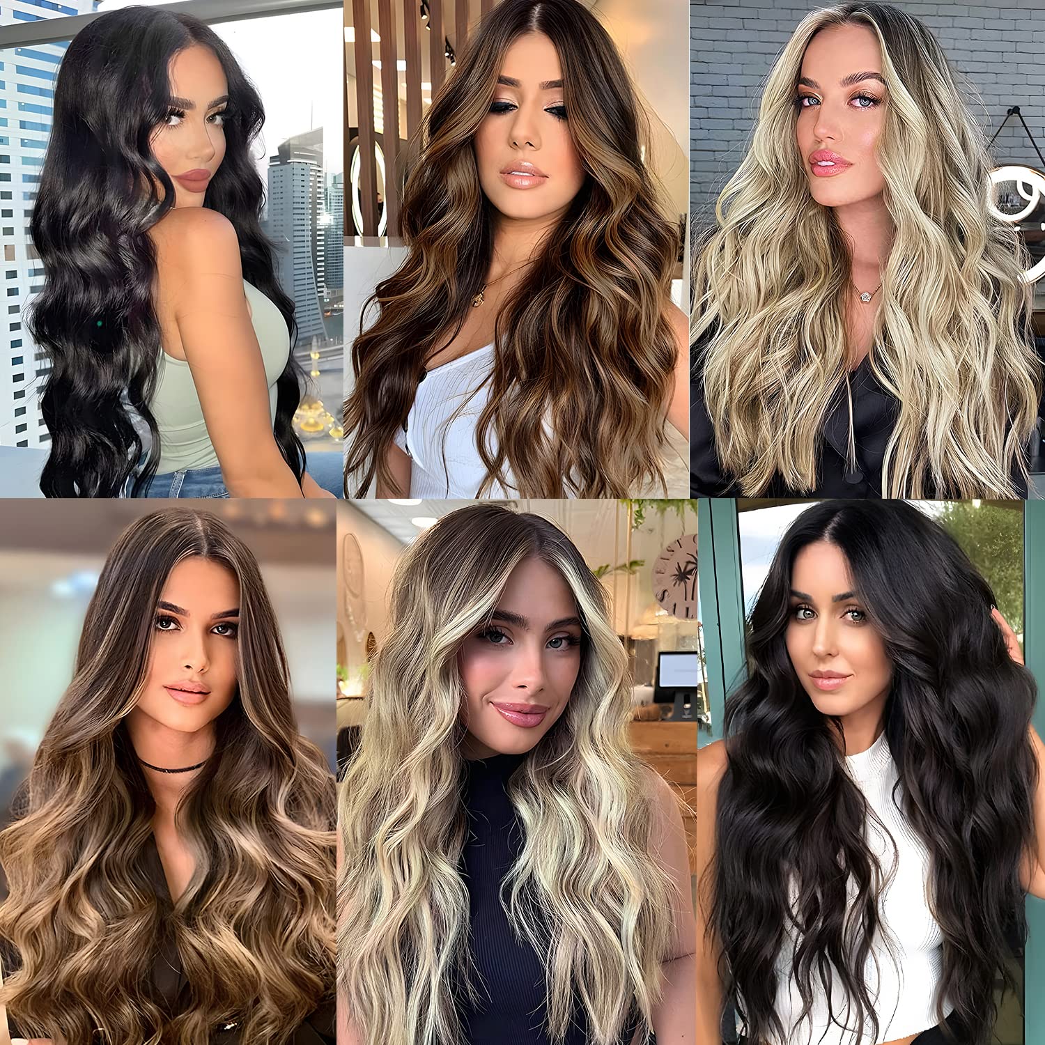 LEEONS extensiones con broches, empaque práctico ideal como regalo o para guardar.