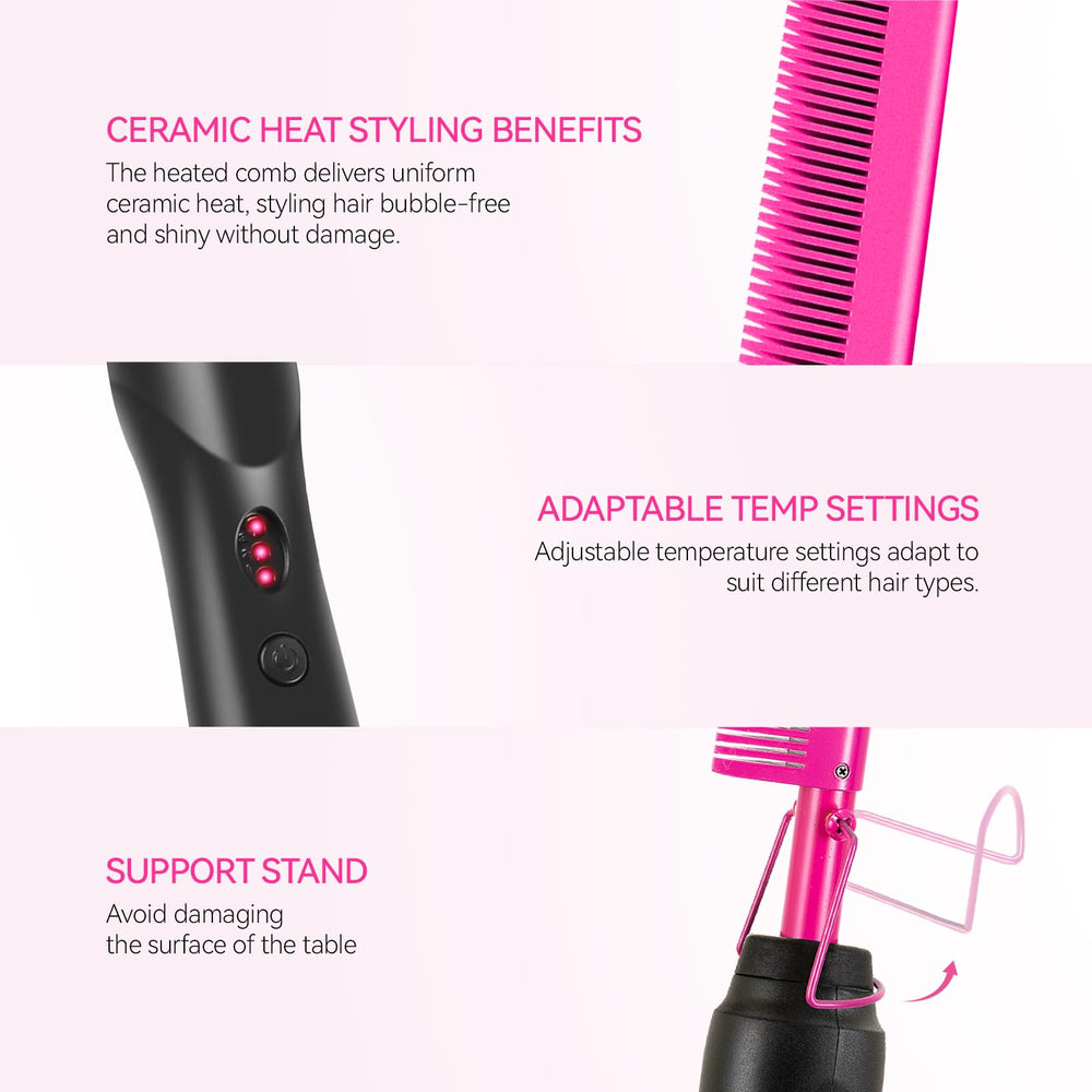 LEEONS temperaturas ajustables para diferentes tipos de cabello