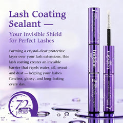 Remoción fácil sin residuos con Leidyann Lash Cluster Bond & Seal.