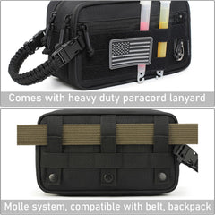 Lemubeane bolsa aseo tactica interior, organizacion modular para rapido acceso